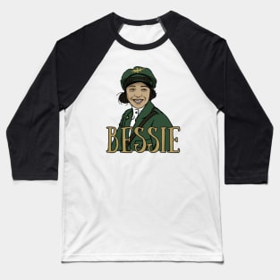 Bessie Coleman Portrait Baseball T-Shirt